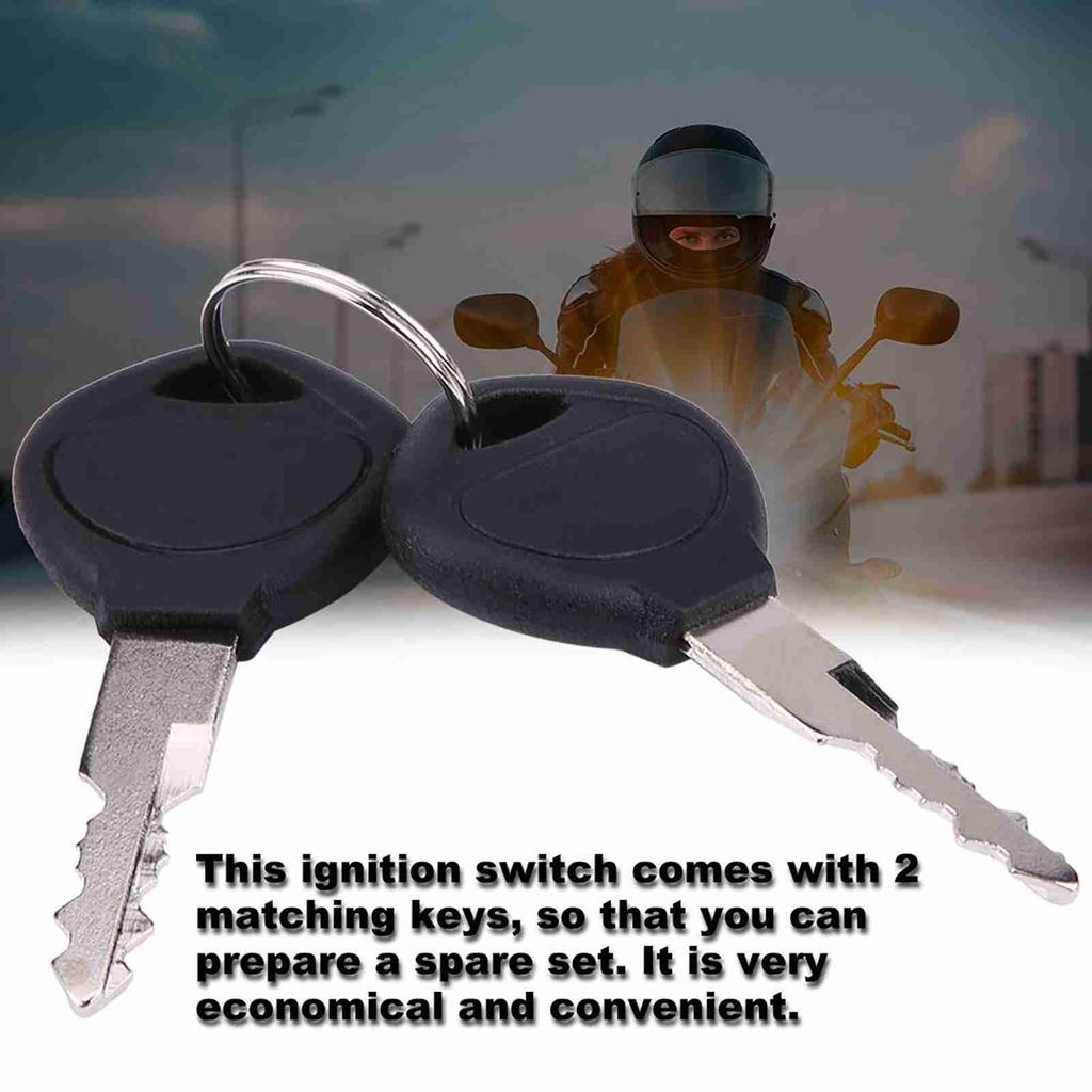 Motorcycle Ignition Key Switch Lock With Unlocked Key Fits For Honda CB CM 400 450