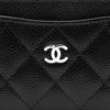 Chanel Diamond Quilted Card Holder Women Accessories Black AP0213-Y01588-C3906