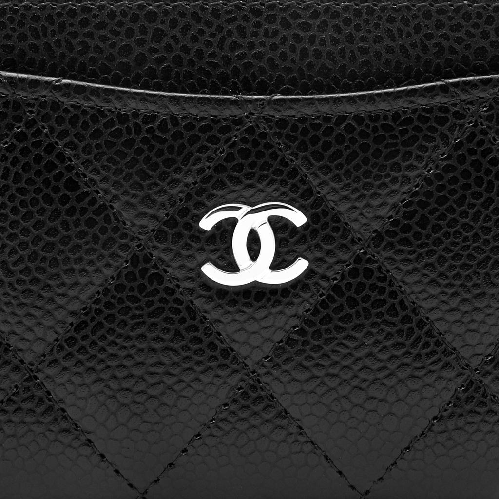 Chanel Diamond Quilted Card Holder Women Accessories Black AP0213-Y01588-C3906