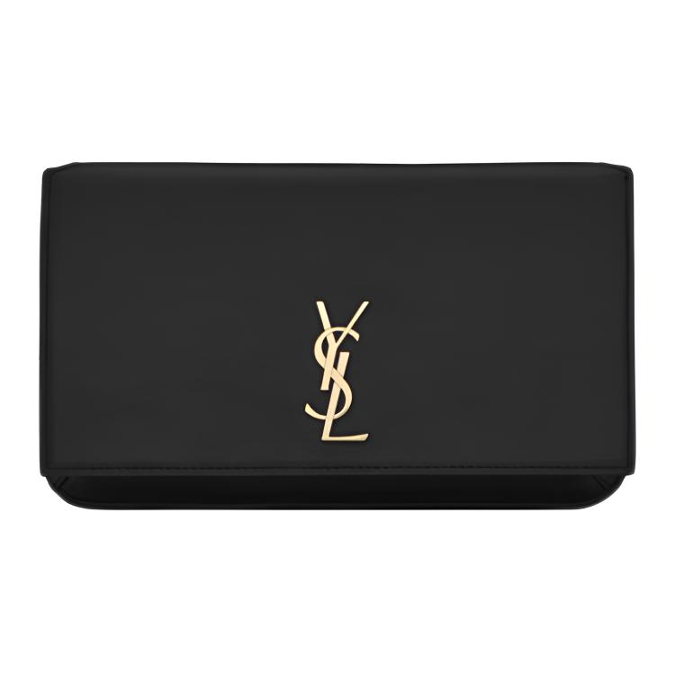 

Saint Laurent Ysl Monogram Gold Logo Calfskin Smooth Leather Crossbody Phone Bag Women Bags Black 635095-0U40J-1000 Gift Set(Basic Set+Box+Shopping Bag)