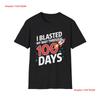 100 Days School T Shirt Vintage Versatile Top For Everyday Wear Designer Clothes Homme Unisex Stylish Breathable