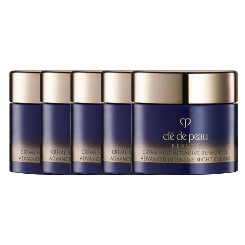 CPB Key to Skin Kleines Probenpaket Neue Strahlende, Verjüngende, Straffende und Reparierende Nachtcreme Straffend, Feuchtigkeitsspendend, Anti-Falten 5ml*5