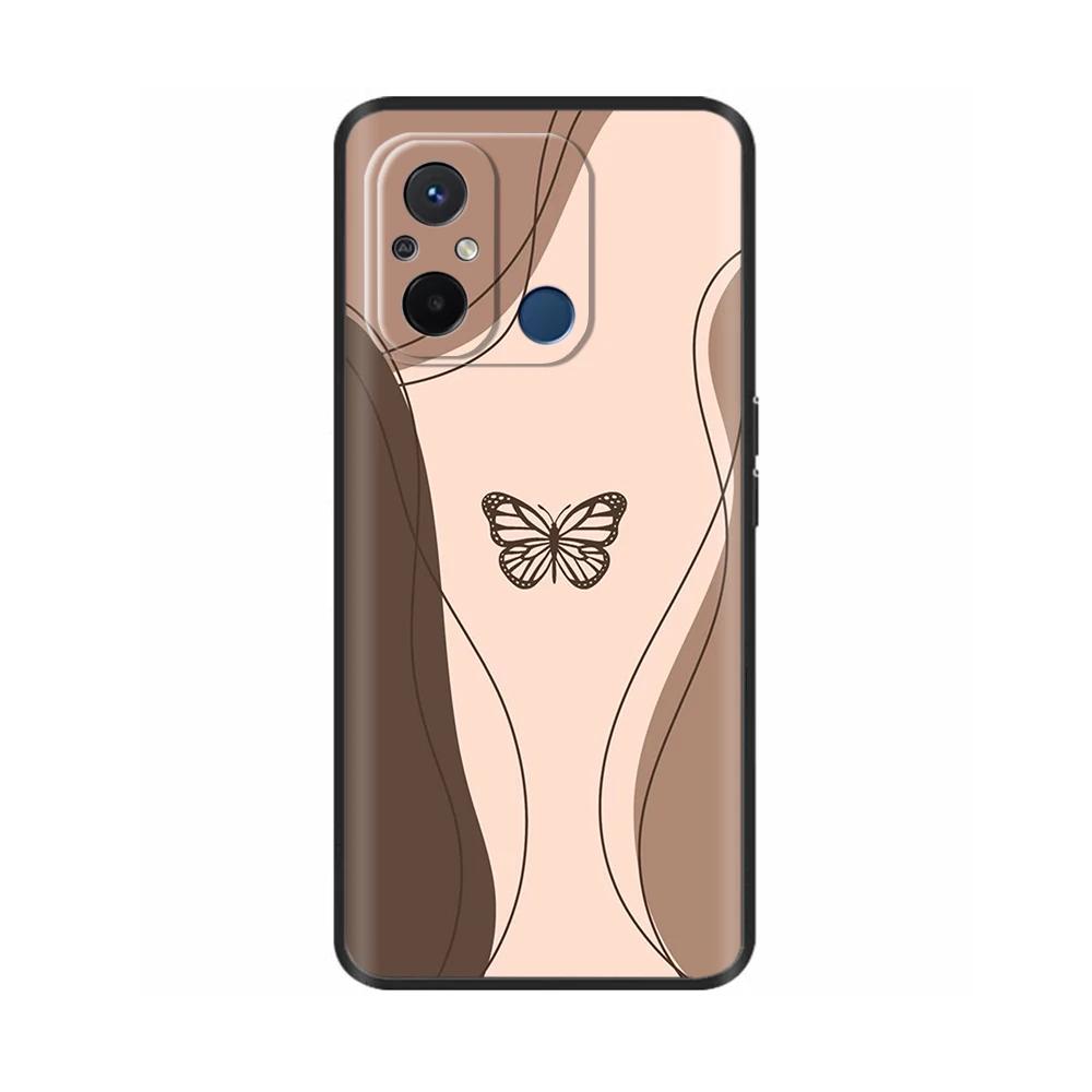 For Redmi 12C Case Redmi12C Cover Soft Smooth Liquid Silicone Cartoon Phone Case For Xiaomi Redmi 12C Cover 12 C Fundas Coque