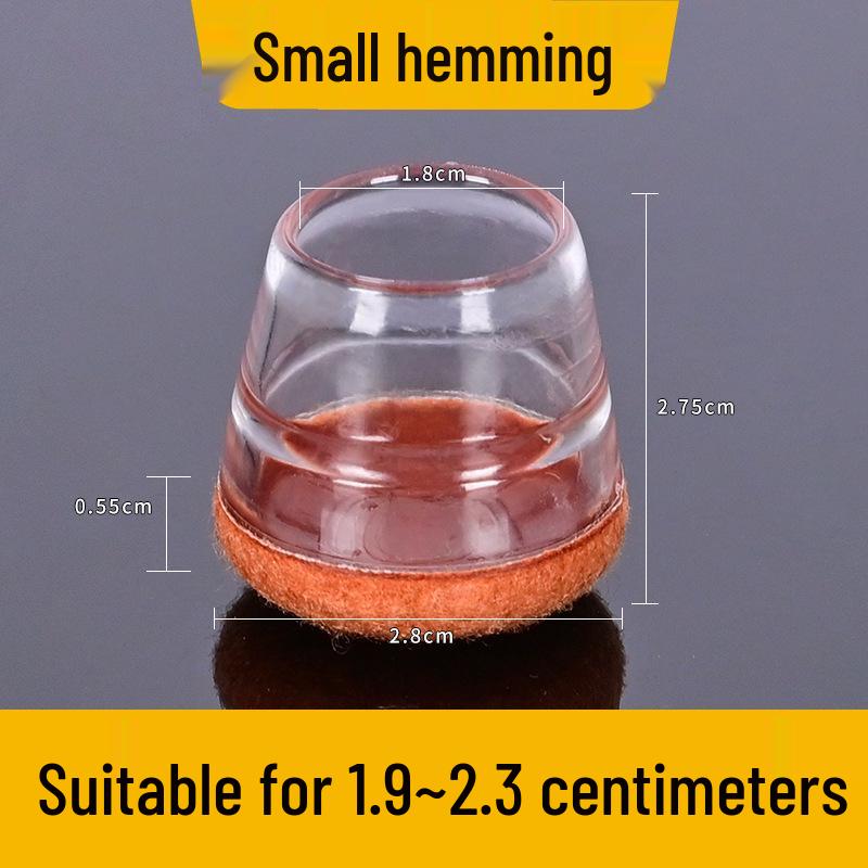 Durable Silicone Non-Slip Chair Leg Covers with Noise Reduction & Thickened Edge