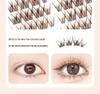 Sailor Moon Glue-Free Black & Brown Segmented False Eyelashes: Beginner-Friendly, Bold Comic Style