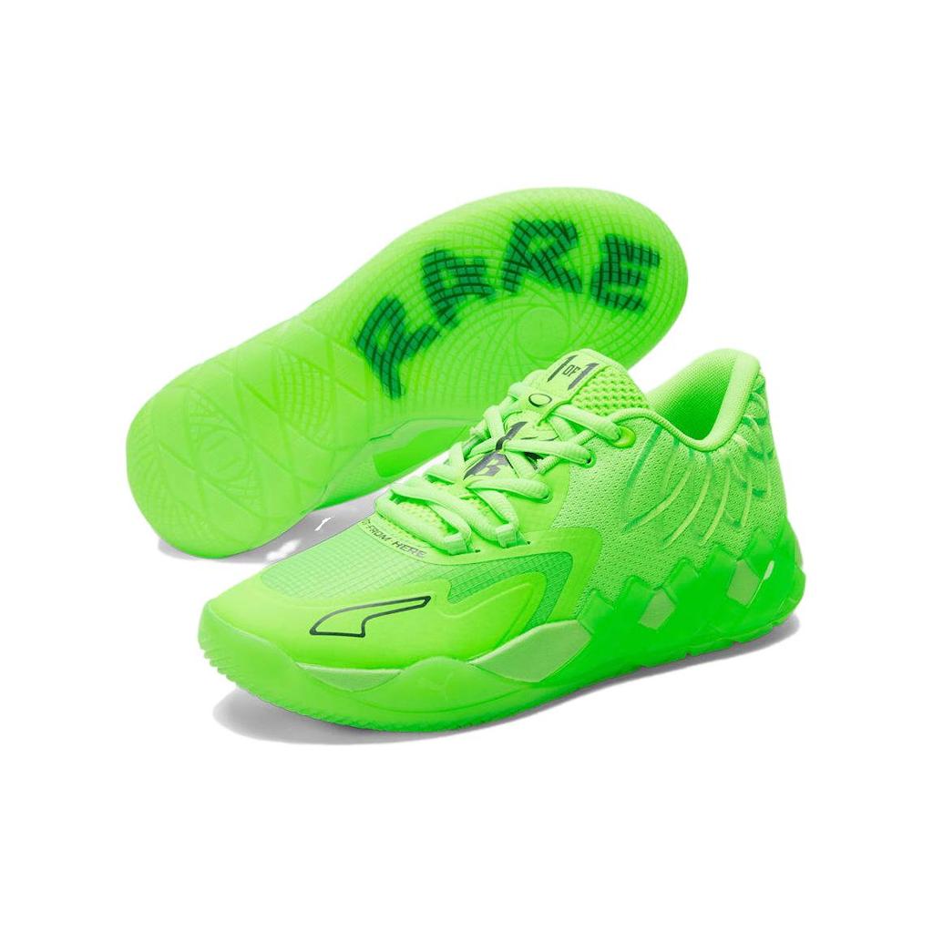 New PUMA LaMelo Ball MB.01 Lo Green Gecko 376941-07