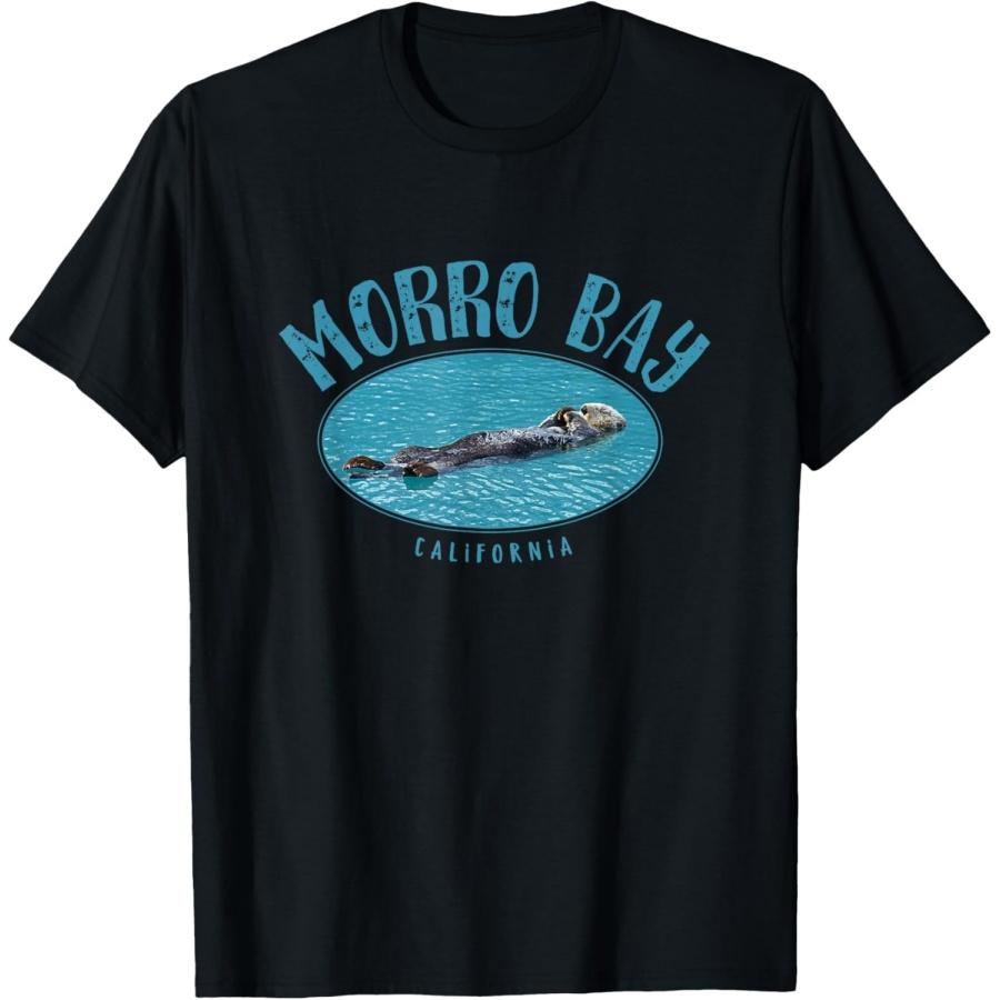 Футболка с дизайном калана из Морро-Бэй, Калифорния S