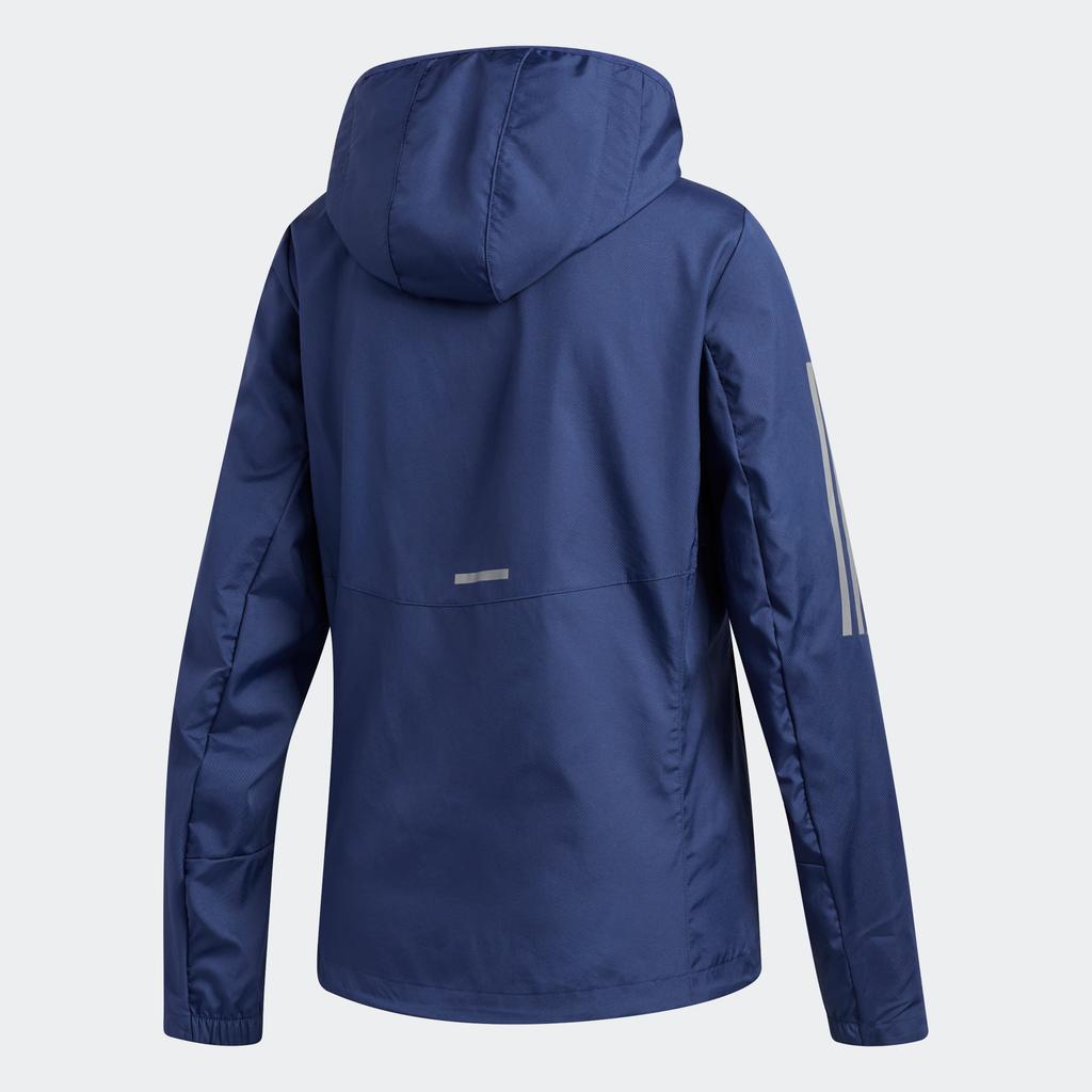 Adidas Own The Run Hooded Zip Sports Jacket Women Jackets Tech-Indigo FL7264