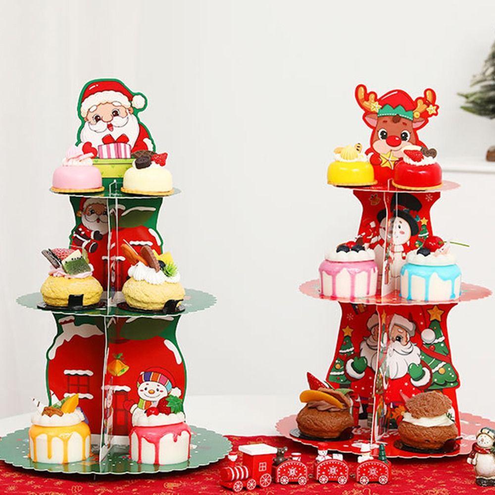 Pumpkin Halloween Dessert Stand 3-Tier Cake Rack Tray Home Decoration Cupcake Stands  Thanksgiving