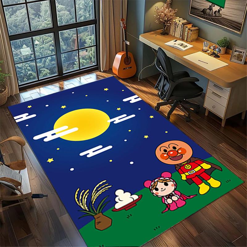 Gamer Room Bedroom Mat Bread Superman Large Area Non Slip Washable Rug Carpet Home Decor