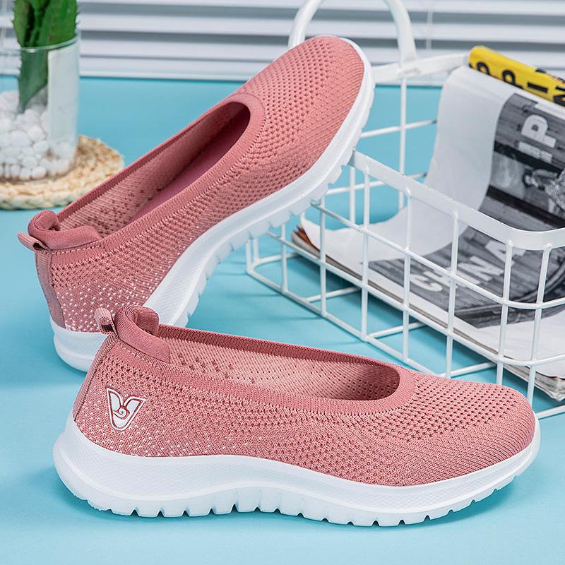 Fashion Casual Breathable Flat Shoes for Women Soft Sole Comfort Slip On Walking Shoes Woman Lightweight Shallow Mouth Summer Loafers