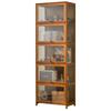 Figure Case Wooden Transparent Panel Cabinet Display Case Shelf Collection Rack Figure Goods Large Capacity Japanese Style Display Case Display