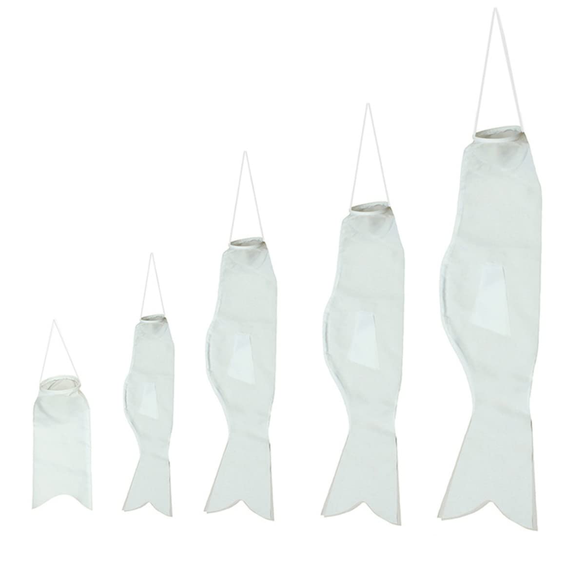 Набор из 5 штук белых коинобори для самостоятельной раскраски, белые тканевые коинобори, раскрашиваемые, коинобори ручной работы, раскрашиваемые, чисто белые, пустые коинобори