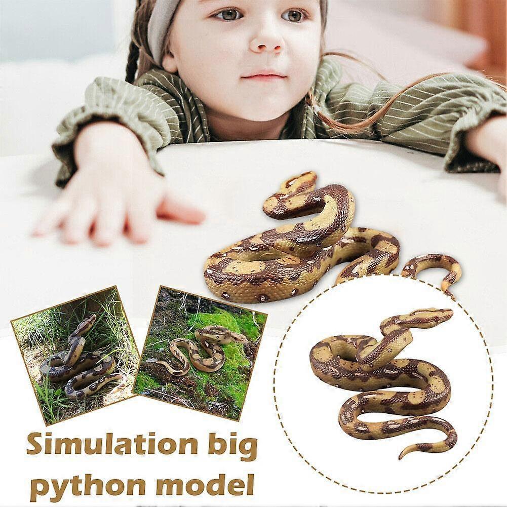 Realistic Fake Big Rubber Snake Lifelike Scary Prank Toy Joke Party Prop