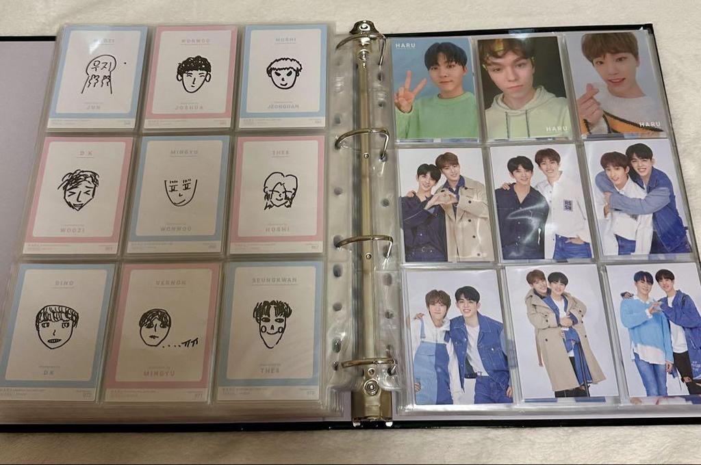 [USED] Anonymous Shipping SEVENTEEN HARU Con Trading Cards Complete Set of 131