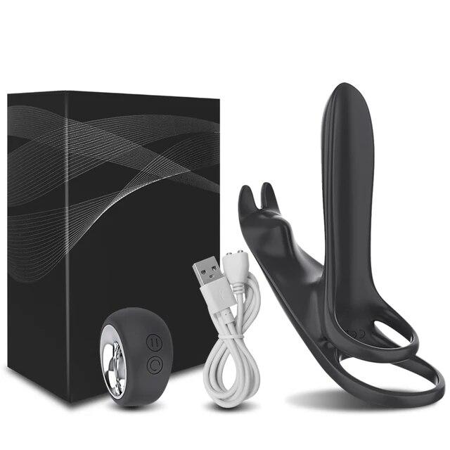 Male Penis Cock Rings Delay Ejaculation Vibrator for Couples Men Enlarger Cockring Masturbator Sex Toys Goods for Adults 18