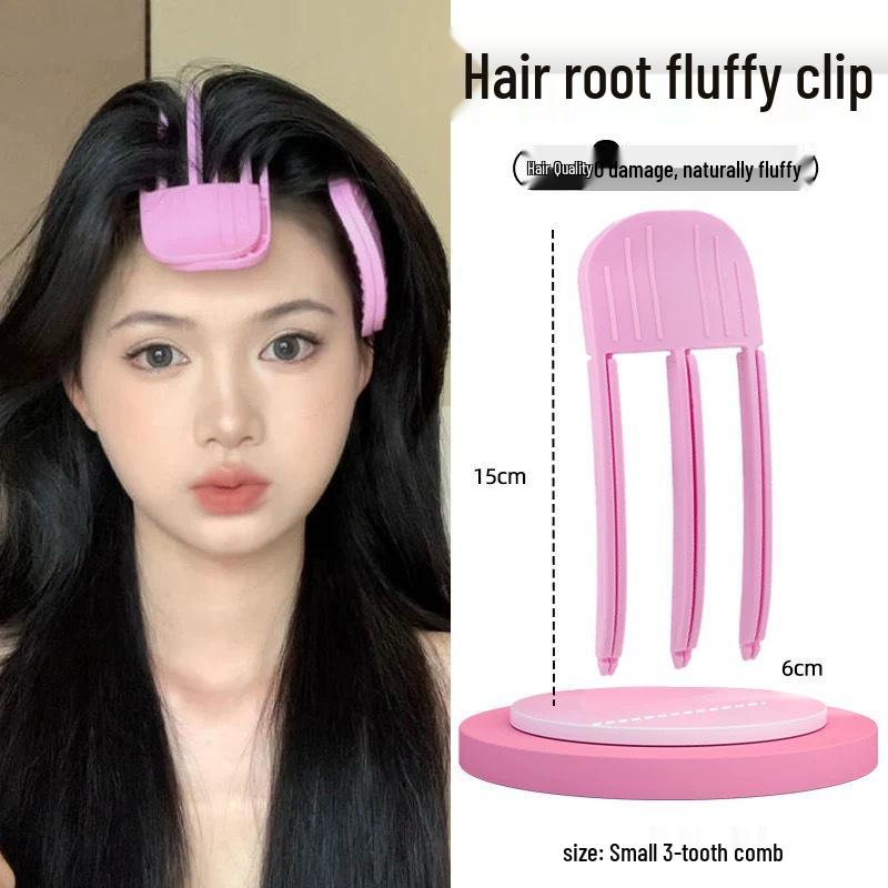 

Расческа для укладки волос с черепом и зажим для женщин - Объем, Без следов, Легкая укладка.