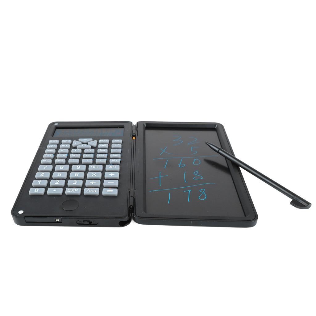 Scientific Calculator Two Row LCD Display Writing Tablet Sensitive Multifunction Desk Calculator for