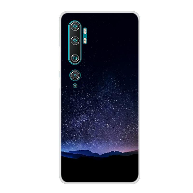 For Xiaomi Mi Note 10 Case Soft Silicone Back Cover Phone Case on For Xiaomi Redmi Note 10 Pro Coque For Xiomi Mi Note10 Pro