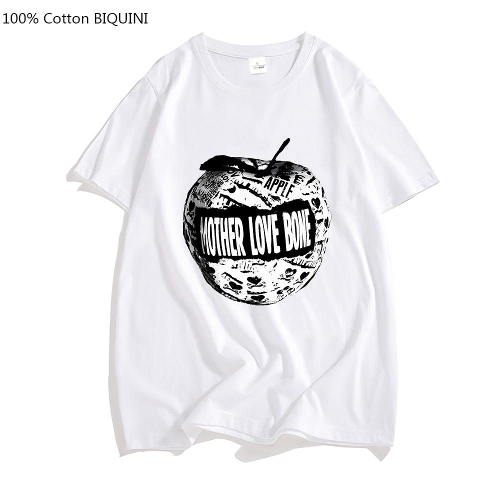 

M-mother Love Bone Music Band T Shirts MEN Grunge T-shirts 100% Cotton High Quality Tees Cool Boy Short Sleeve Manga Graphic Top 4XL