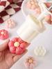 30g/50g Mini Hand Pressed Mold Flower Shape Mooncake Cookie Pastry Stamp Home DIY Mung Bean Cake Dessert Decoration Baking Tools