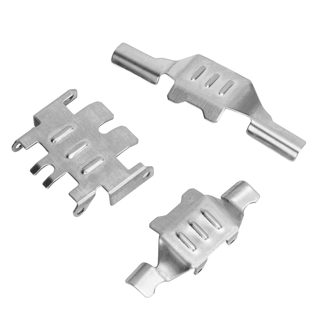 Stainless Steel Chassis Armor RC Chassis Armors Set for Traxxas TRX4M 118 Upgrade RC Car