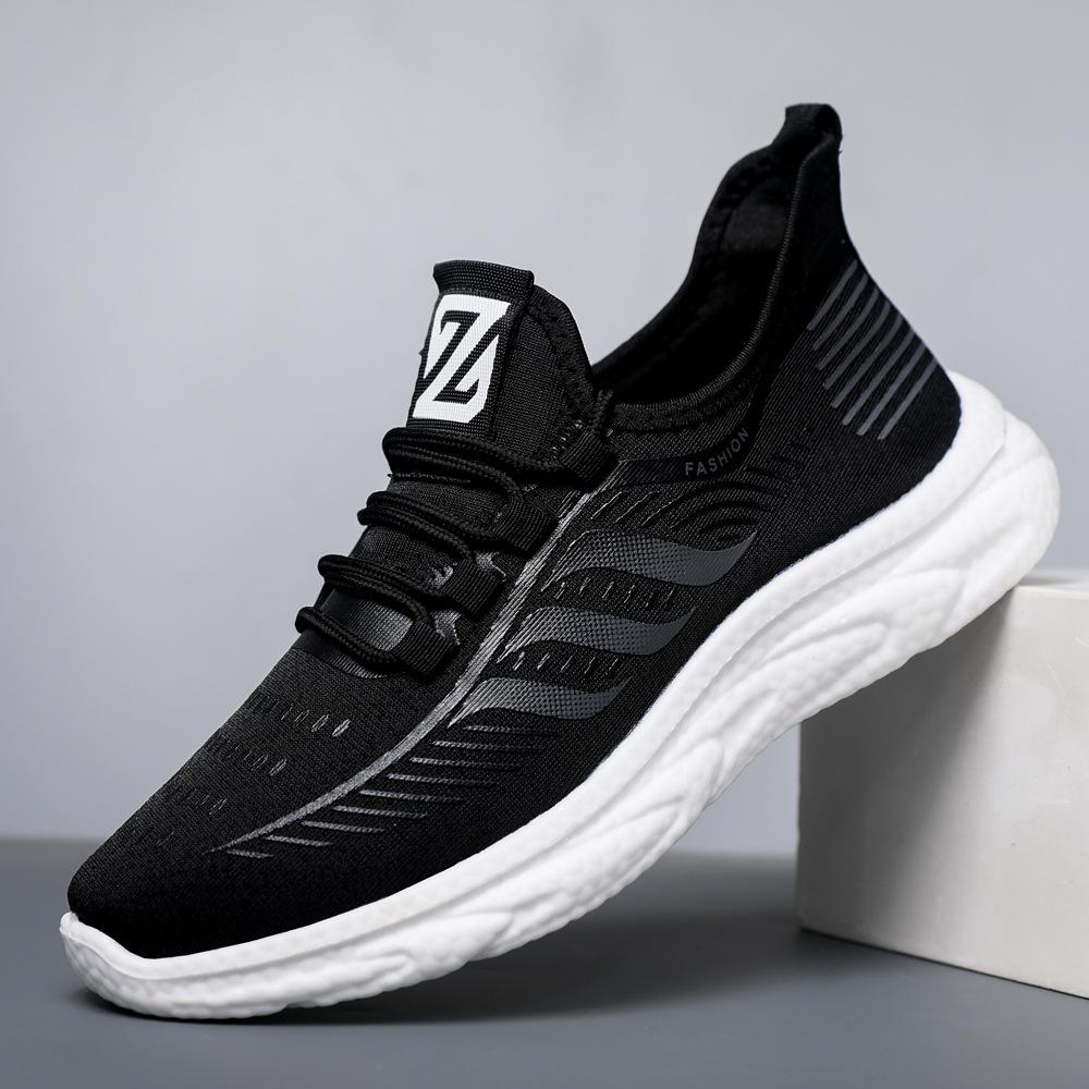 

New summer breathable mesh sports shoes ultra-light soft sole comfortable couple shoes lace-up casual trendy shoes men and women the same style 39