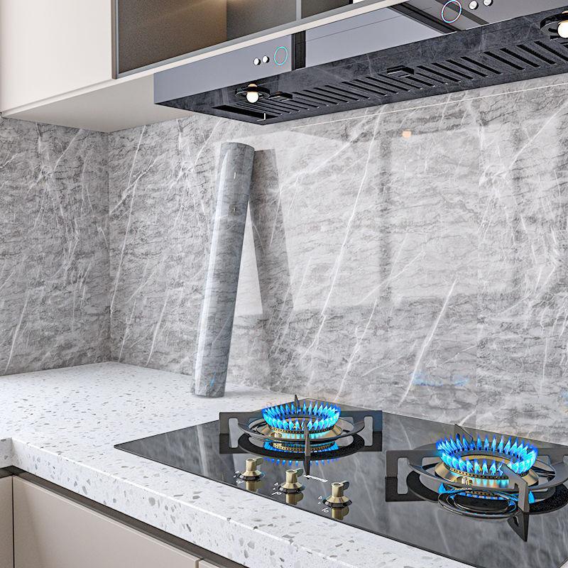 Waterproof and Moisture-proof Wall Stickers Wallpaper Kitchen 55cm Room Decoration Easy To Clean and Install Adhesive Home Decor