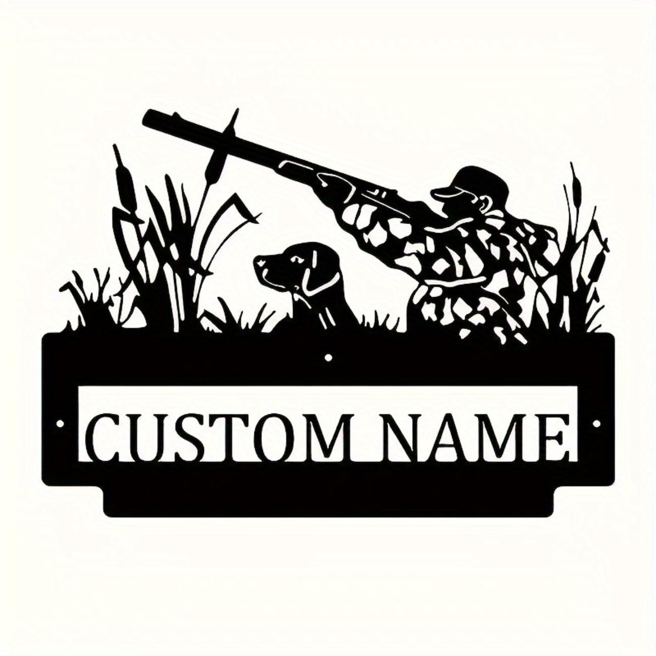 

Boho Metal Wall Art Rustic Hunter Dog Design Handmade Decor for Home Living Room Office Gift L чёрный