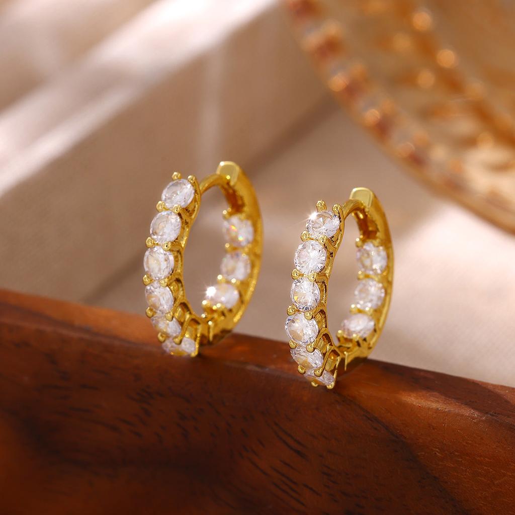 Starfish Drop Hoop Earrings For Women Gold Color Heart Cubic Zirconia Huggie Earring Delicate Beach Jewelry Her Gift Hoops