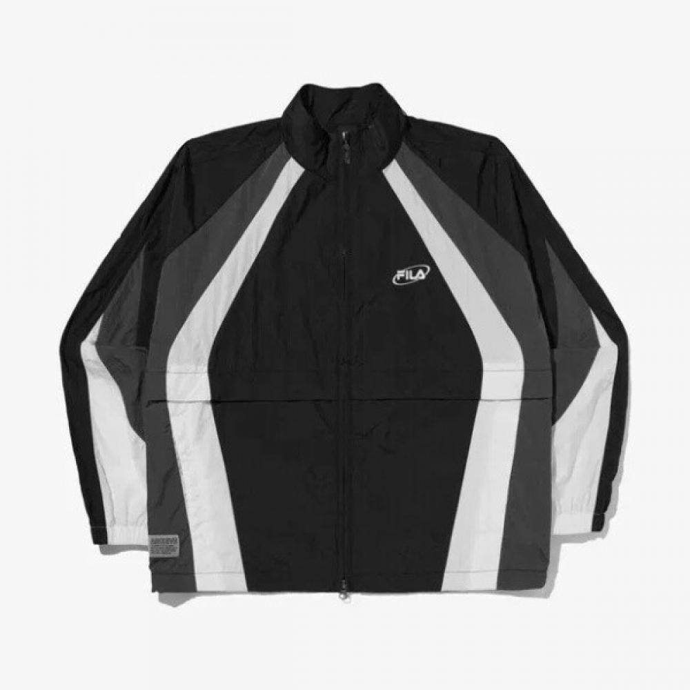 Fila Crinkle Shell Colorblock Ventilation Windbreaker Fs2jkg2104xblk 95(M)
