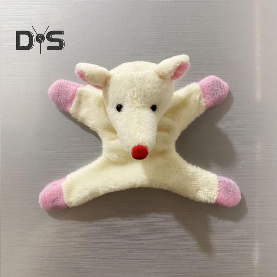 3 Piezas Imán de Nevera de Animales de Peluche Hogar Oficina Cocina Taquilla Nevera Animal de Peluche de Dibujos Animados Muñeco Decoración Magnética Adorno