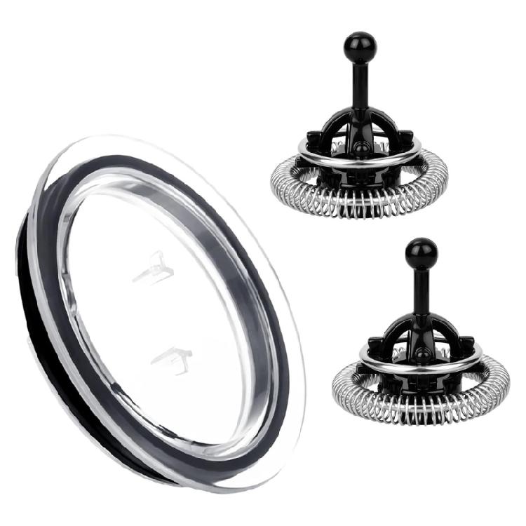 

Запасные наборы аксессуаров для вспенивателя молока с насадками-венчиками и герметичной крышкой, машина для вспенивания молока, инструмент для вспенивания 1