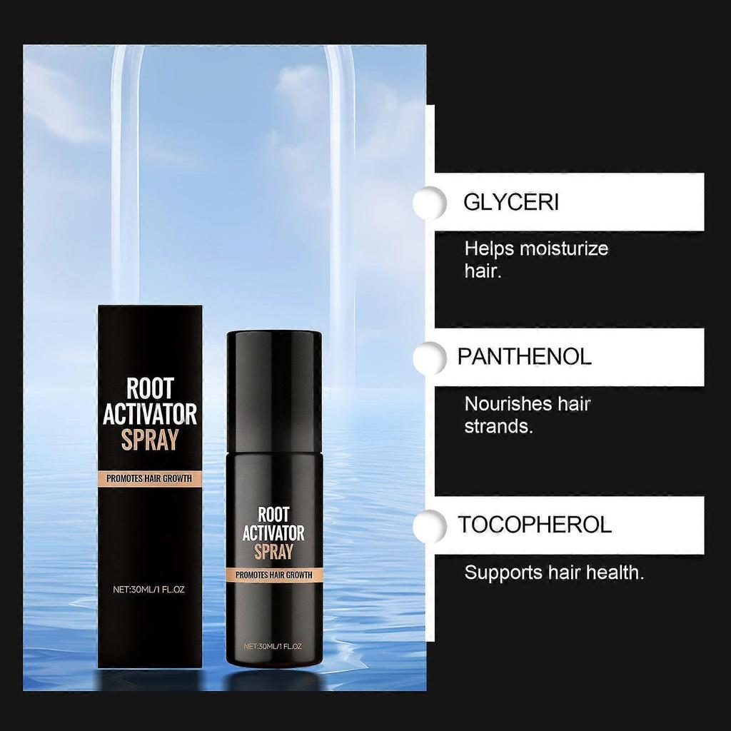 Amz Hair Spray With Polygonum Multiflorum Root Extract, Gentle Everyday Hair Care Spray For Topical Application And Scalp Massage