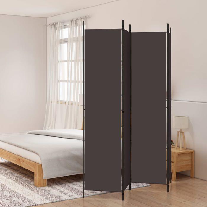 VidaXL Cloison de Séparation 4 Panneaux Séparateur de Pièce Pliable Diviseur Écran d'Intimité Paravent Décoration Salon 350199