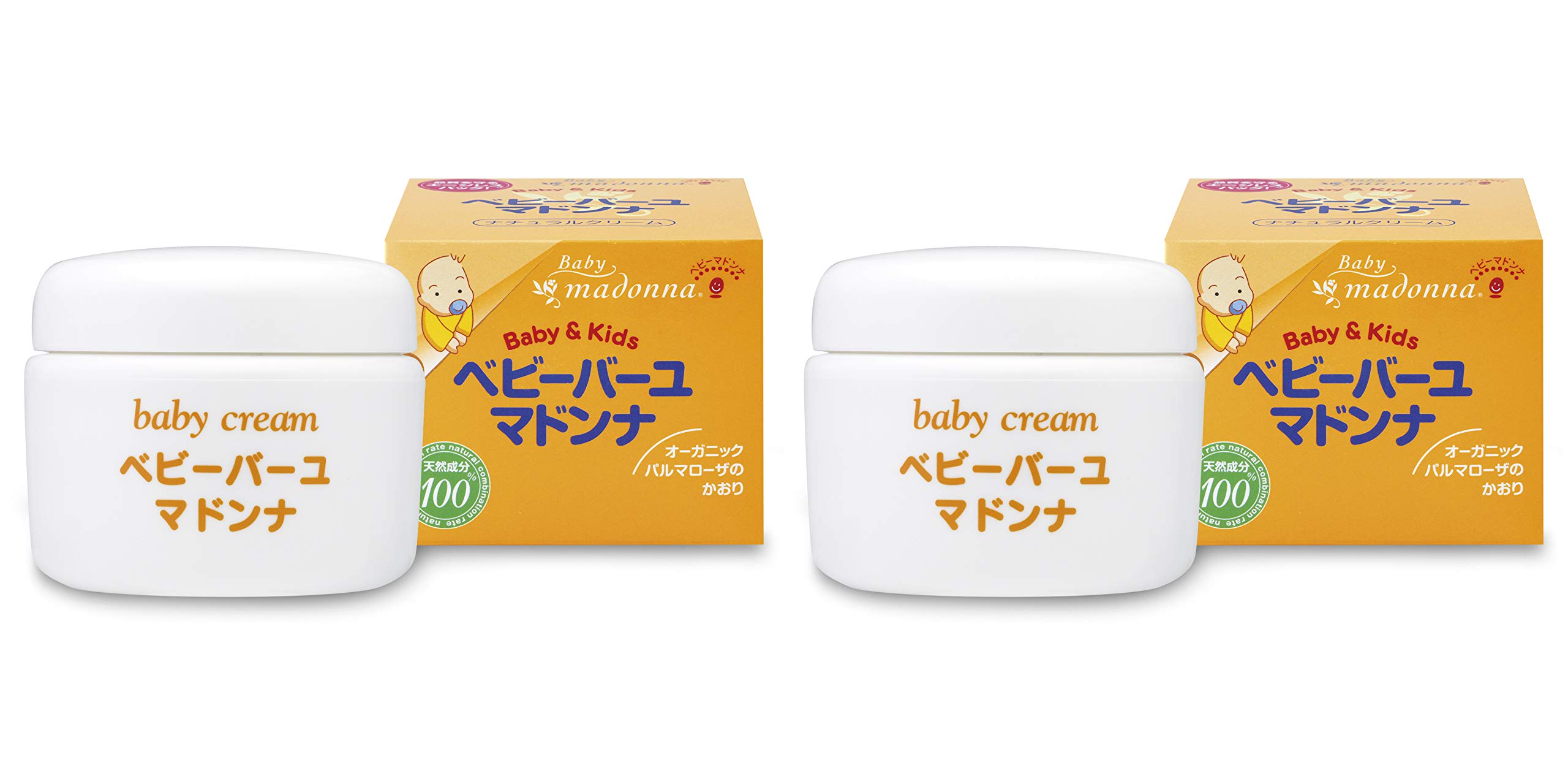 

Набор Baby Bayu Madonna 83г, 2 шт. + Мини Baby Bayu 4г в подарок! (Натуральный детский крем) Для новорожденных, без консервантов, без красителей, без добавок