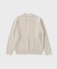 ANOTHER OFFICE Fisherman Cable Knit (Oatmeal)