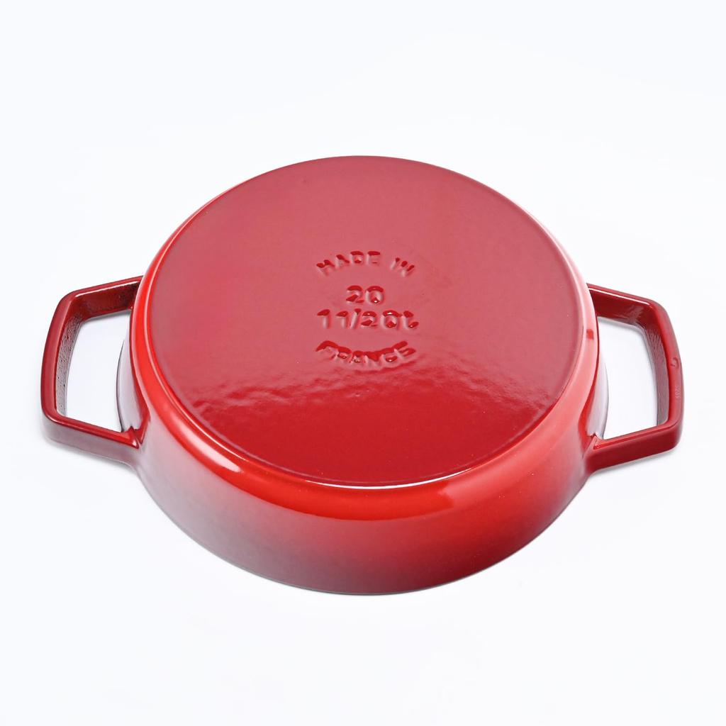 Staub dvouruční pánev 20 cm kulatá pánev Cherry litý email 12232006 1004865 40511-661-0 [Položka]