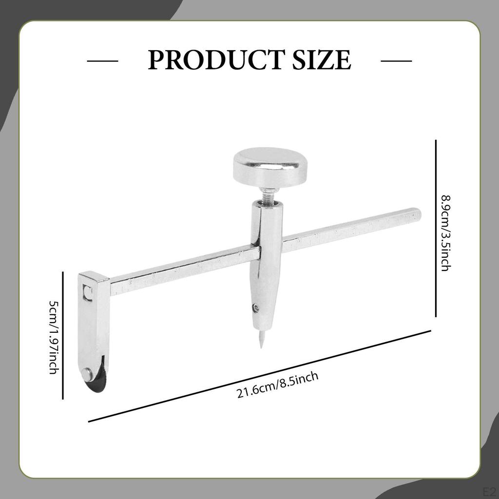 Drywall Circle Hole Cutting Plasterboard Punch Tool Compass for Easy Notching and Adjustable
