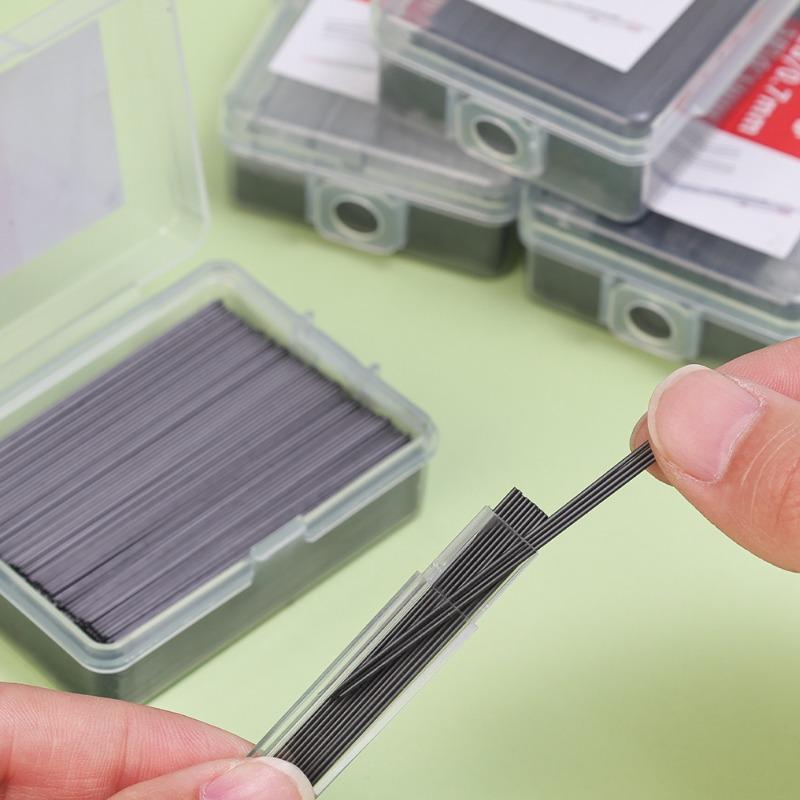 2000-1000Pcs 2B Pencil Lead Refills 0.5/0.7mm Mechanical Pencil Replace Lead Pencil Refill Students Erasable Writing Stationery
