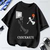 Funny Checkmate Chess Basketball Game Board King Pawn Piece TShirt