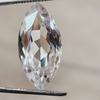 CERTIFIED 21 Ct Natural Ceylon White Sapphire Marquise Shape Loose Gemstone