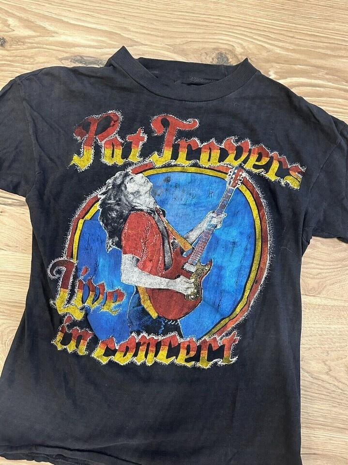Футболка Pat Travers Band Хлопок Для Мужчин Женщин Футболка S до 4XL ZL403 L