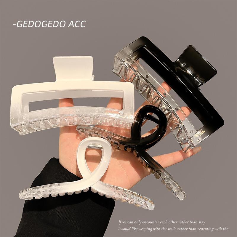 

Высококачественная крупная заколка на затылке с большим объемом волос, карточка для волос, темпераментный головной убор, заколка в виде акулы