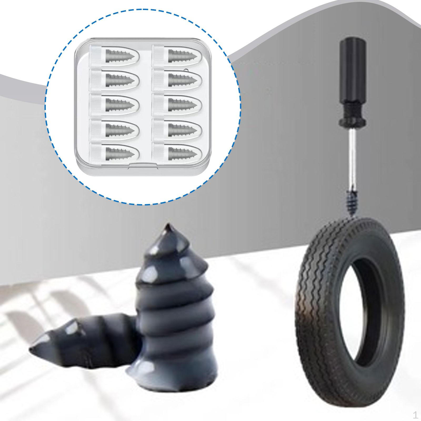 

Nail Kit, Portable Accessories, Plugs, High Performance Replacement for Tires 10 Piece L