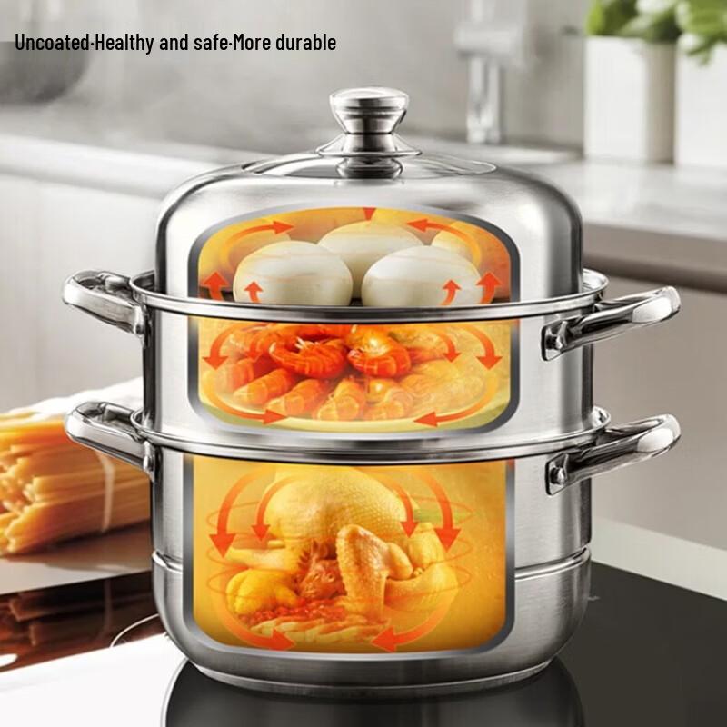 ASD 304 Stainless Steel Steamer Pot
