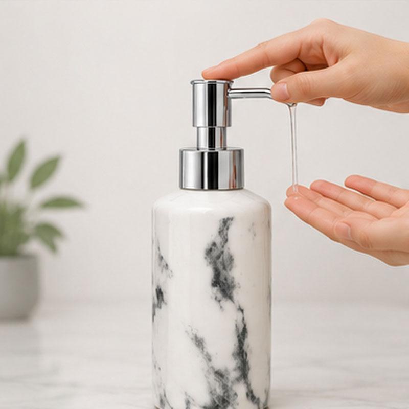 Soap Dispenser Ceramic Hand Sanitizer Bottle Hotel Shampoo Bottle Shower Gel Dispensing Bottle Ceramic Bathroom Dispenser
