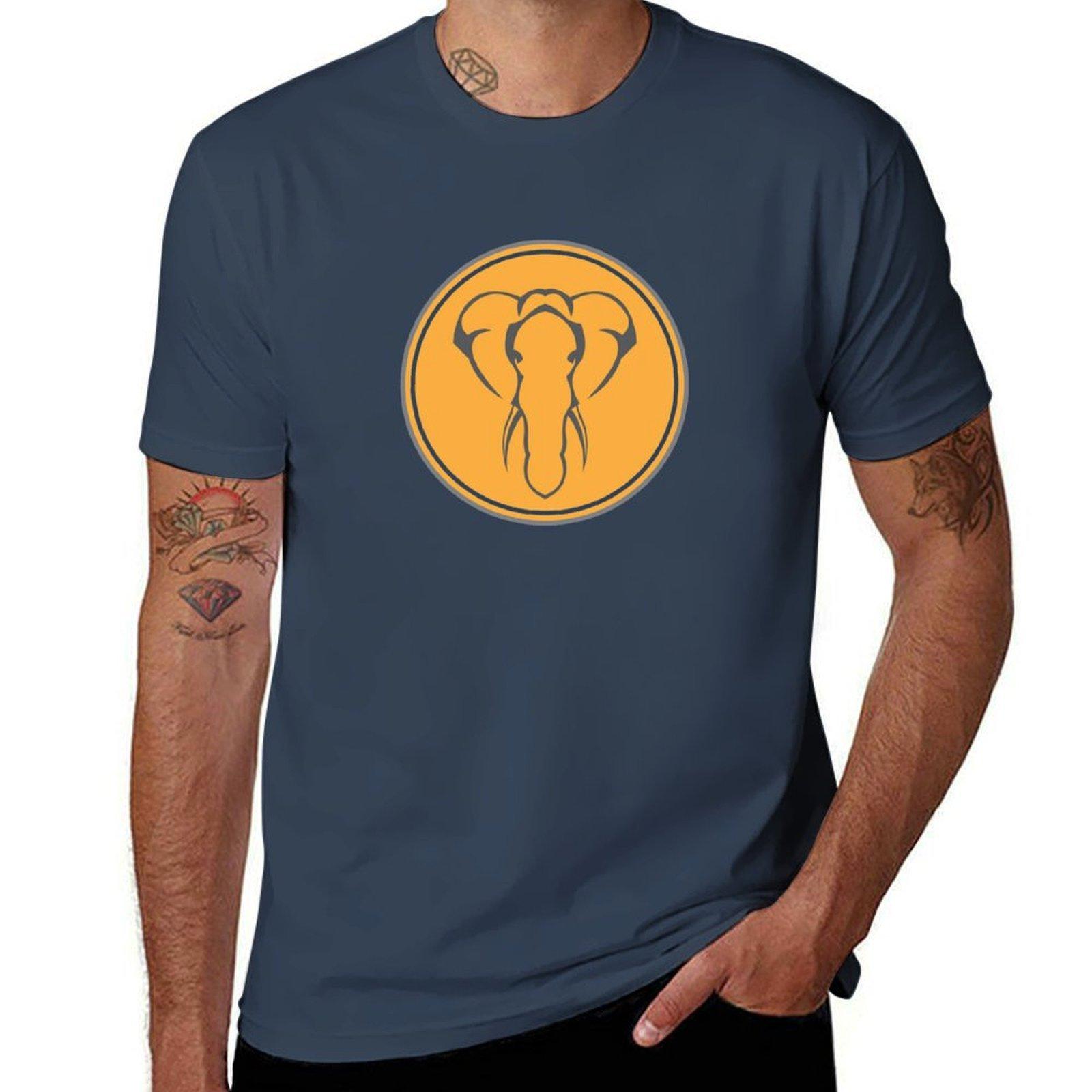 Sunshine Elephant TShirt Simple Print Design TShirt S