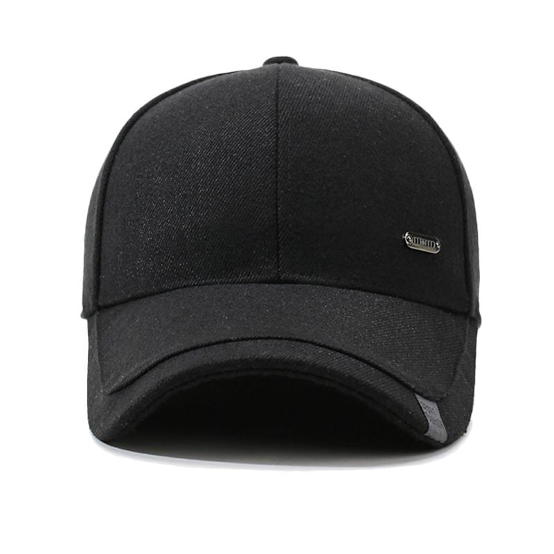 Winter Middle-Aged and Elderly Men's Cap Outdoor Thick Cap Velvet Warm Baseball Cap Ear Protection Cotton Cap