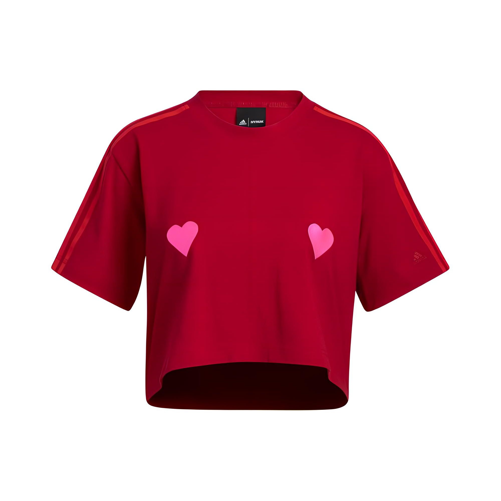 adidas x Ivy Park Women s Crop Tee Power Red Women HI1978 M